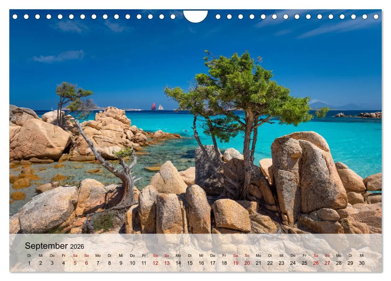 Bild: 9783457579329 | Wunderbares Sardinien (Wandkalender 2026 DIN A4 quer), CALVENDO...