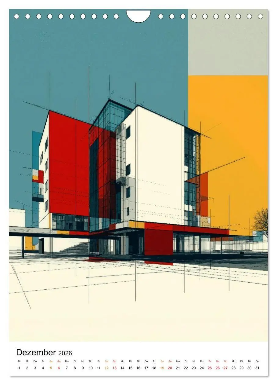 Bild: 9783516739329 | Bauhaus Re:Vision (Wandkalender 2026 DIN A4 hoch), CALVENDO...
