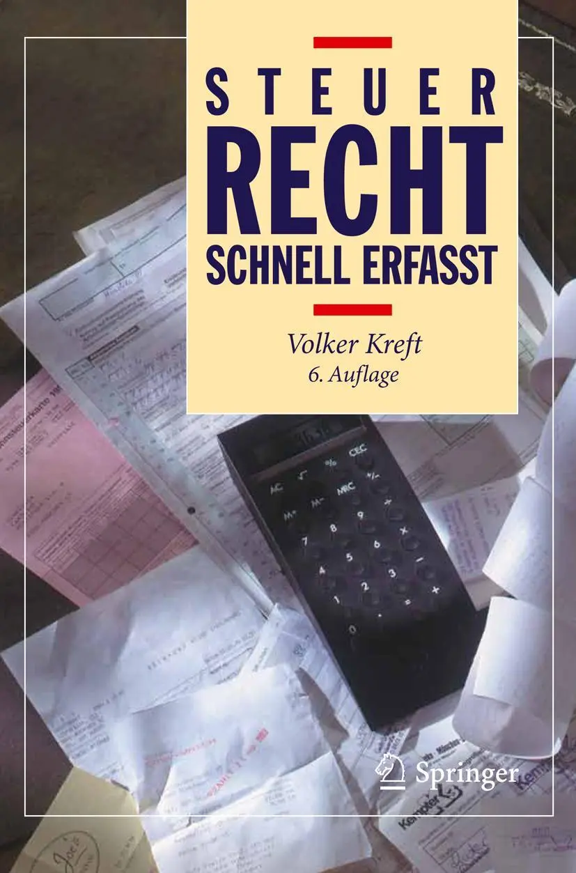Cover: 9783642229329 | Steuerrecht - Schnell erfasst | Volker Kreft | Taschenbuch | ix | 2012