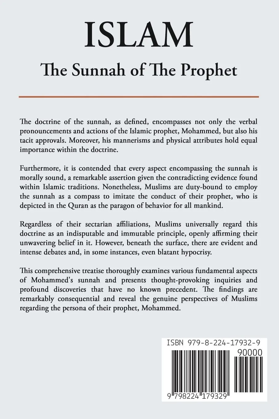 Rückseite: 9798224179329 | Islam | The Sunnah of The Prophet. The Perils of Flawed Doctrines | Yi