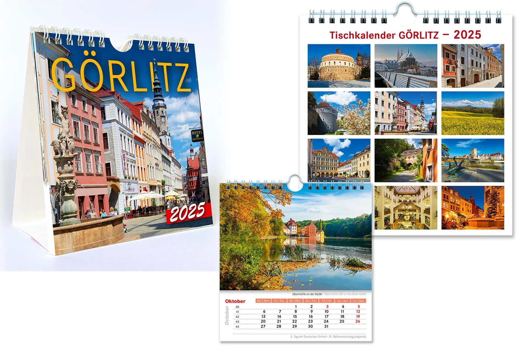 Bild: 4250582399429 | Kalender Görlitz 2026 | 13,5x14 cm - Tischkalender | B&amp;V Verlag | 2026