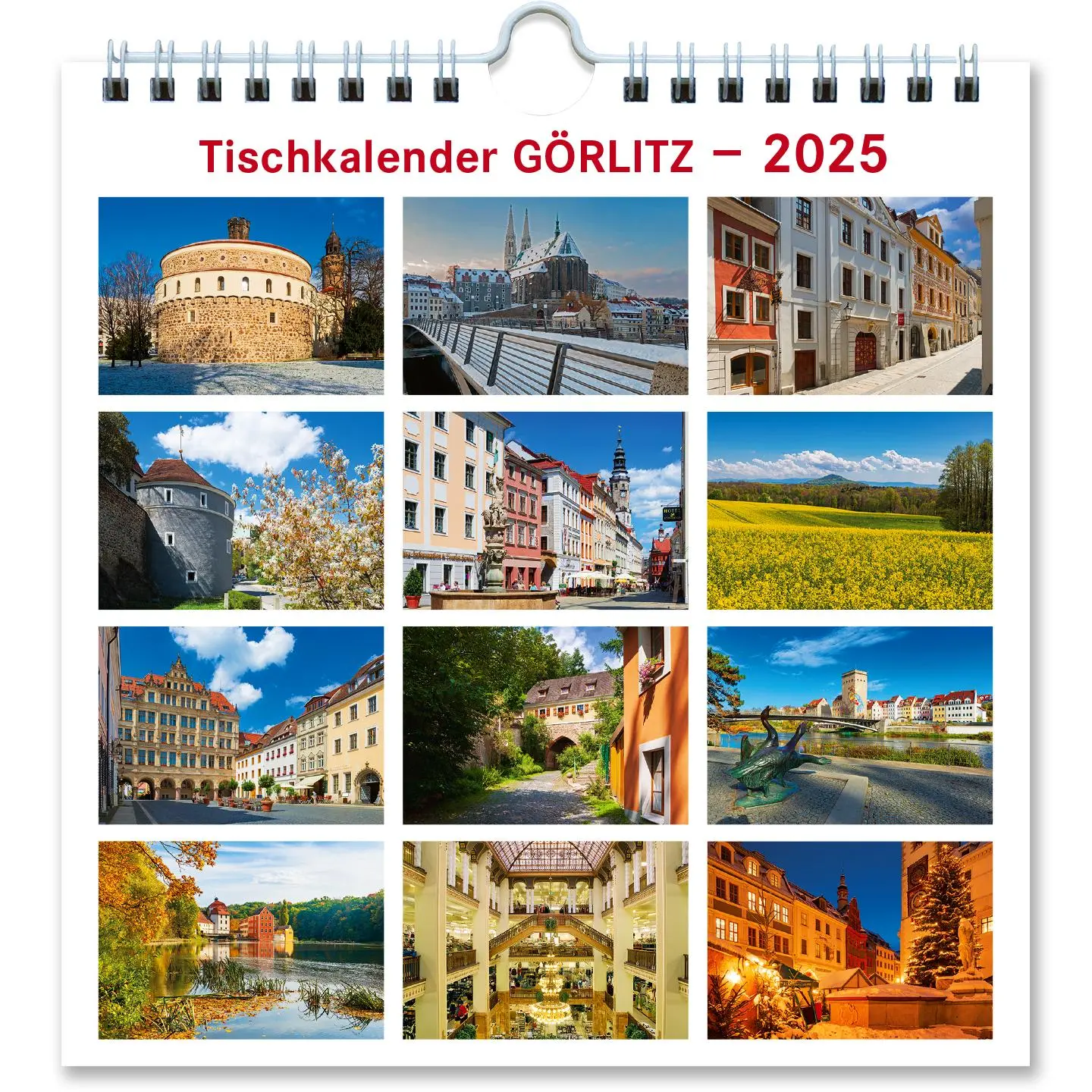 Bild: 4250582399429 | Kalender Görlitz 2026 | 13,5x14 cm - Tischkalender | B&amp;V Verlag | 2026