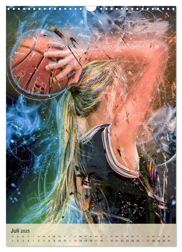 Bild: 9783435929429 | Basketball spektakulär (Wandkalender 2025 DIN A3 hoch), CALVENDO...