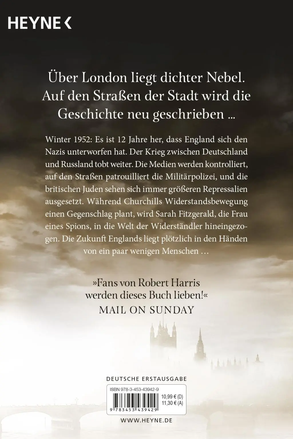 Bild: 9783453439429 | Feindesland | Roman - Der Bestseller aus England | C. J. Sansom | Buch