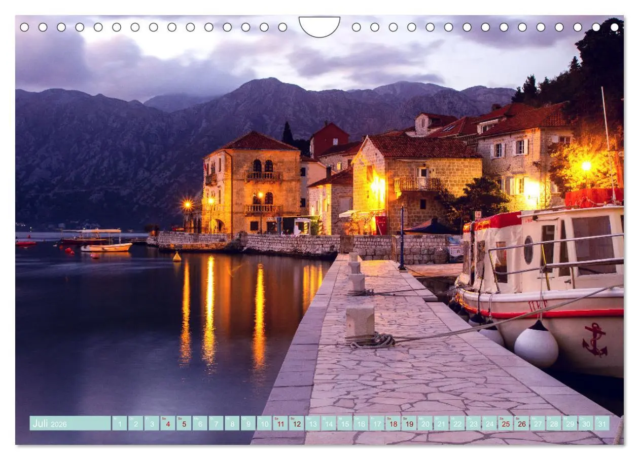 Bild: 9783457329429 | Perast in Montenegro - Romantisches Städtchen in faszinierender...