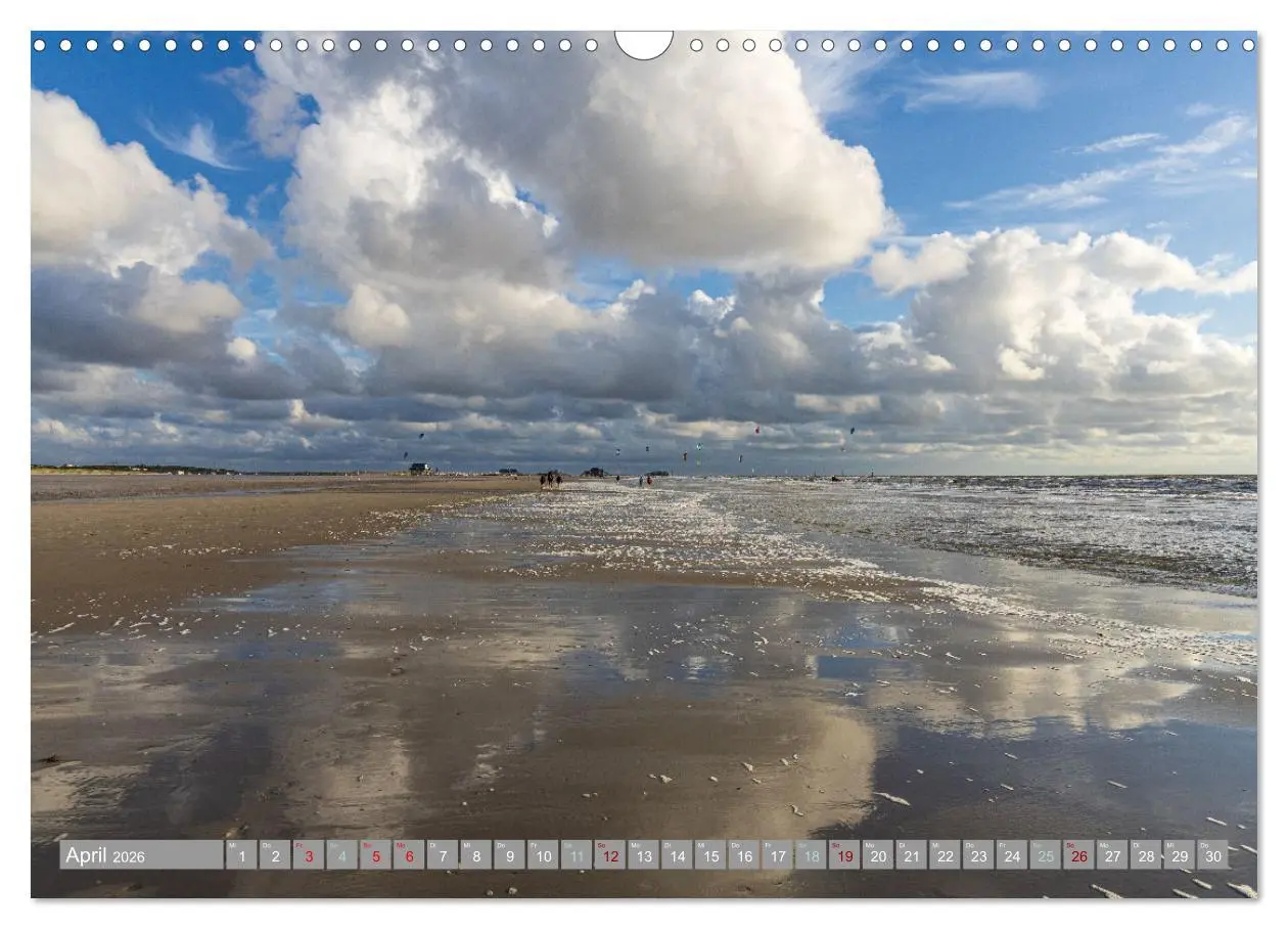 Bild: 9783457639429 | In Nordfriesland zuhause (Wandkalender 2026 DIN A3 quer), CALVENDO...