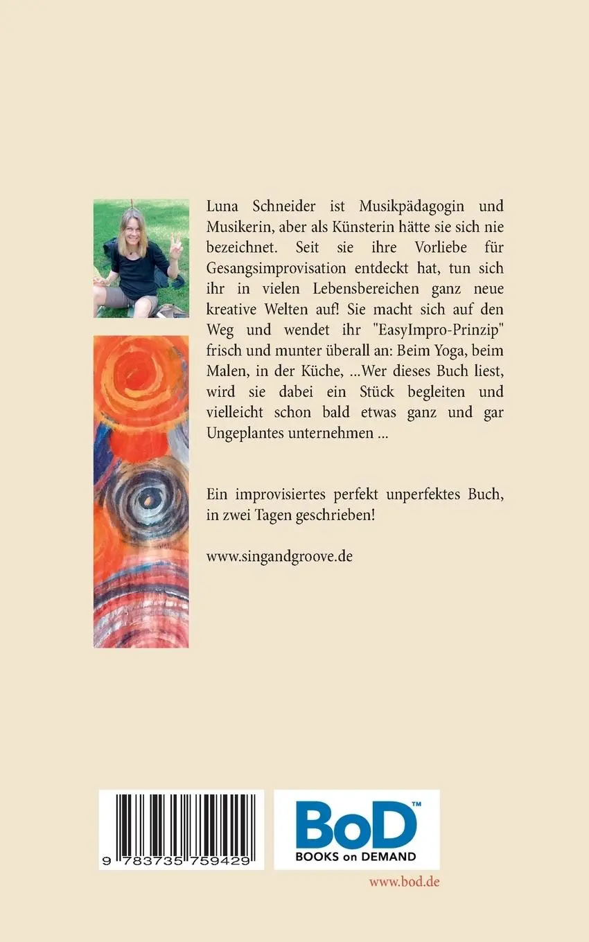 Rückseite: 9783735759429 | Einfach nur mal so ! | Luna Schneider | Taschenbuch | 80 S. | Deutsch