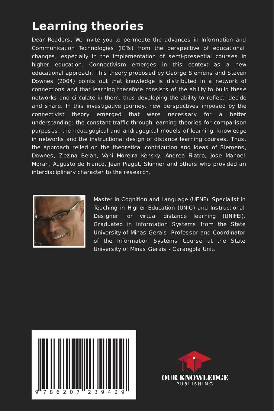 Rückseite: 9786207239429 | Learning theories | Marcos Antonio P. Coelho (u. a.) | Taschenbuch