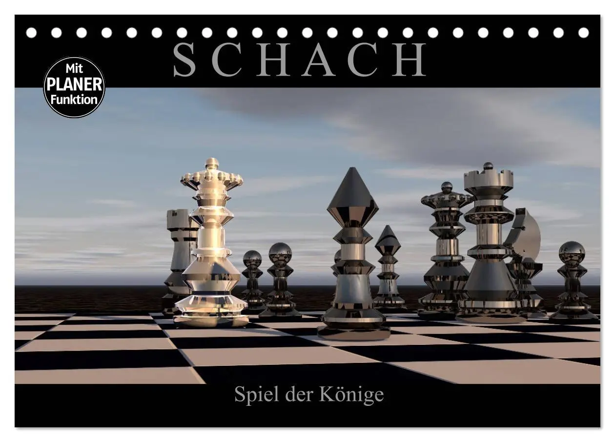 Cover: 9783457939529 | SCHACH - Spiel der Könige (Tischkalender 2026 DIN A5 quer),...
