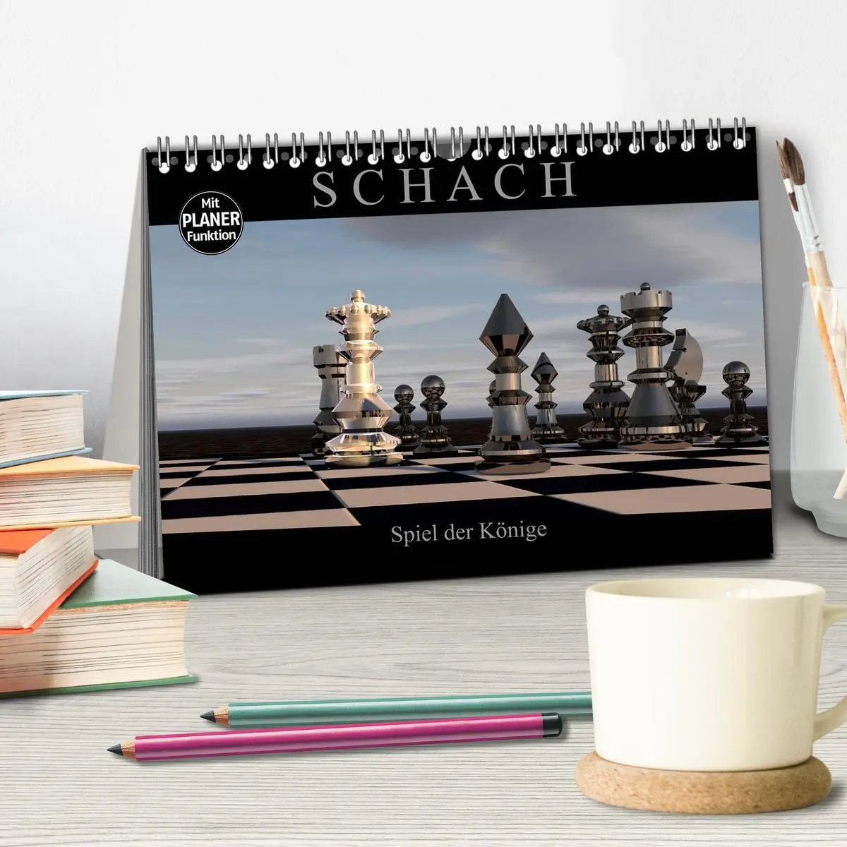 Bild: 9783457939529 | SCHACH - Spiel der Könige (Tischkalender 2026 DIN A5 quer),...