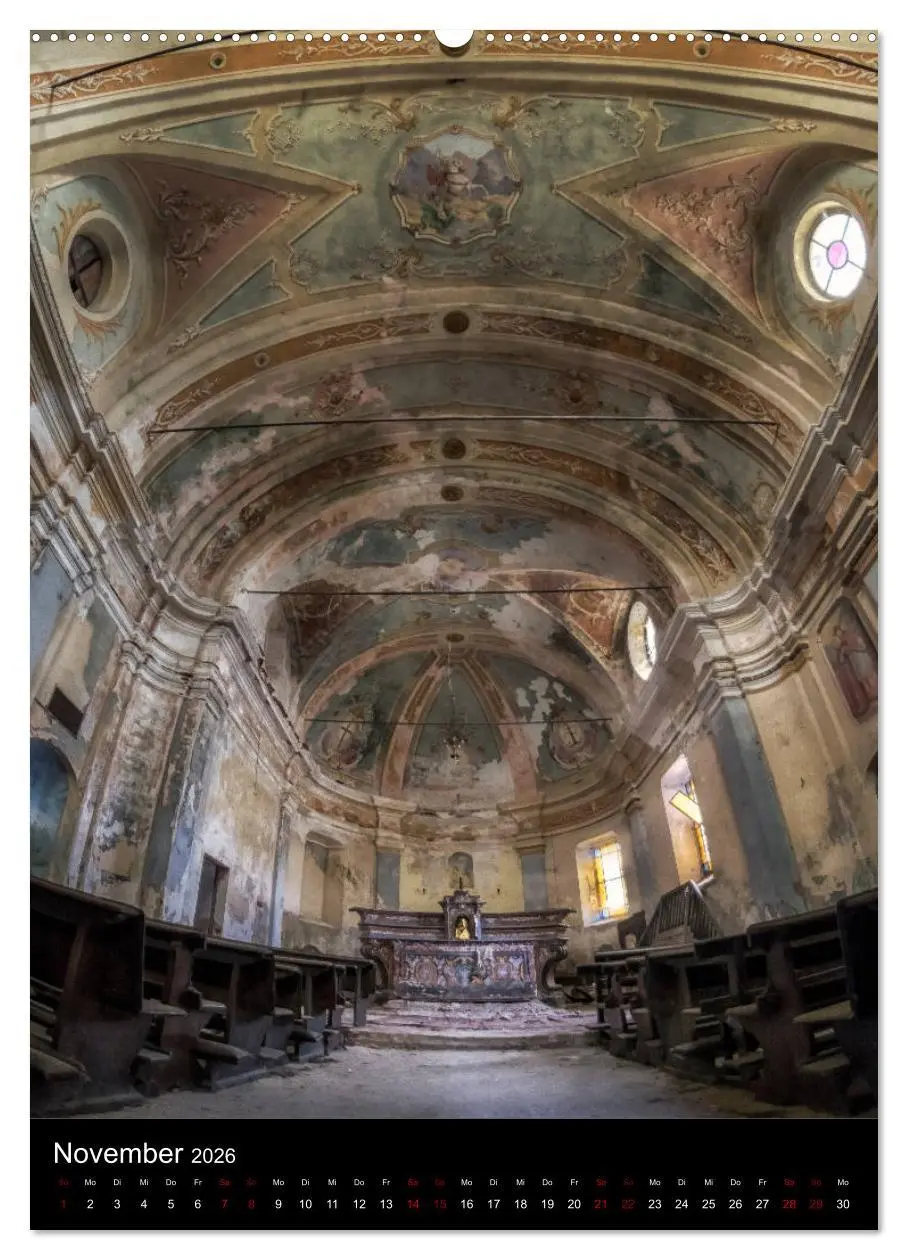 Bild: 9783516409529 | Lost Places - Verlassene Kirchen (hochwertiger Premium Wandkalender...
