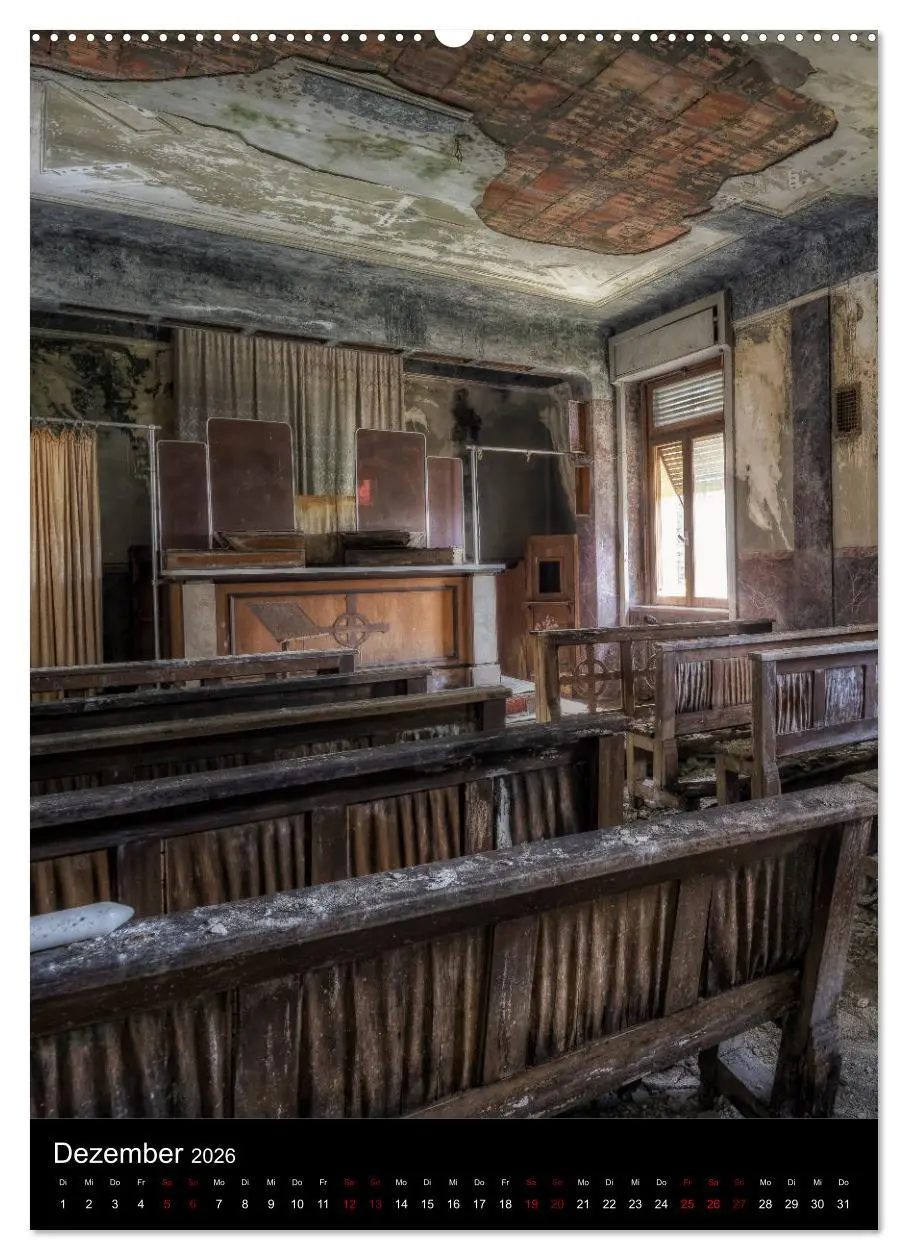 Bild: 9783516409529 | Lost Places - Verlassene Kirchen (hochwertiger Premium Wandkalender...