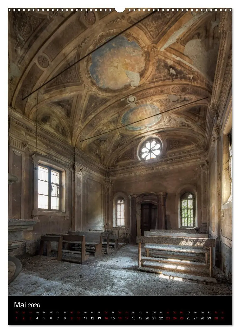 Bild: 9783516409529 | Lost Places - Verlassene Kirchen (hochwertiger Premium Wandkalender...