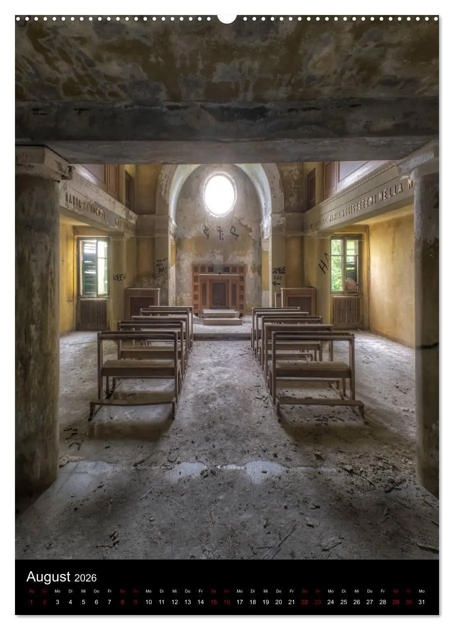 Bild: 9783516409529 | Lost Places - Verlassene Kirchen (hochwertiger Premium Wandkalender...