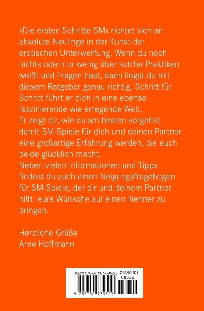 Rückseite: 9783750739529 | Die ersten Schritte SM - Unterwerfung für Anfänger Erotischer Ratgeber