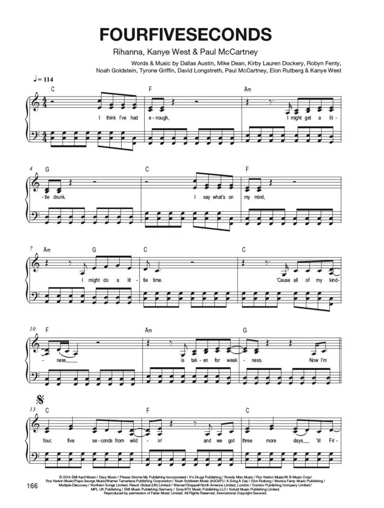 Bild: 9783865439529 | 50 Hits in C-Dur: Rock &amp; Pop, Für Klavier und Keyboard. Bd.1 | Music
