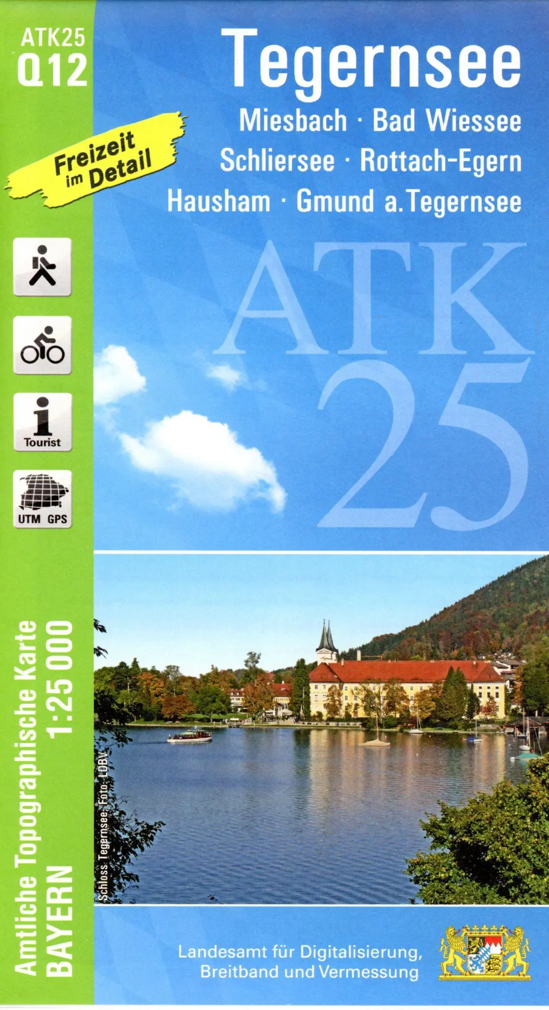Cover: 9783899339529 | Tegernsee 1:25 000 | Digitalisierung | (Land-)Karte | Deutsch | 2022