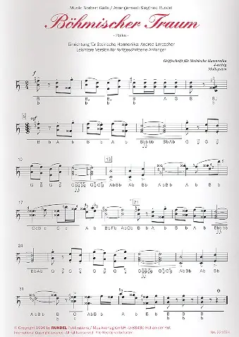 Cover: 9990001149529 | Böhmischer Traum für steirische Harmonika | Norbert Gälle