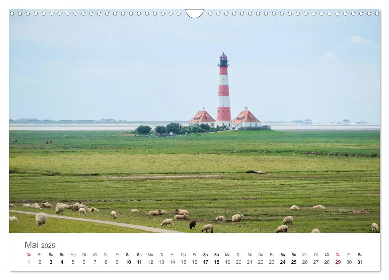 Bild: 9783435219629 | Nordfriesland (Wandkalender 2025 DIN A3 quer), CALVENDO Monatskalender