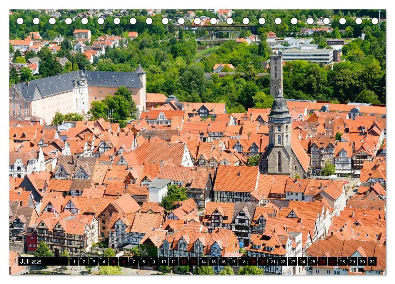 Bild: 9783435389629 | Hann. Mündener Ansichten (Tischkalender 2025 DIN A5 quer), CALVENDO...