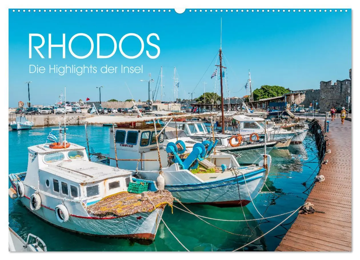Cover: 9783457549629 | Rhodos - Die Highlights der Insel (Wandkalender 2026 DIN A2 quer),...