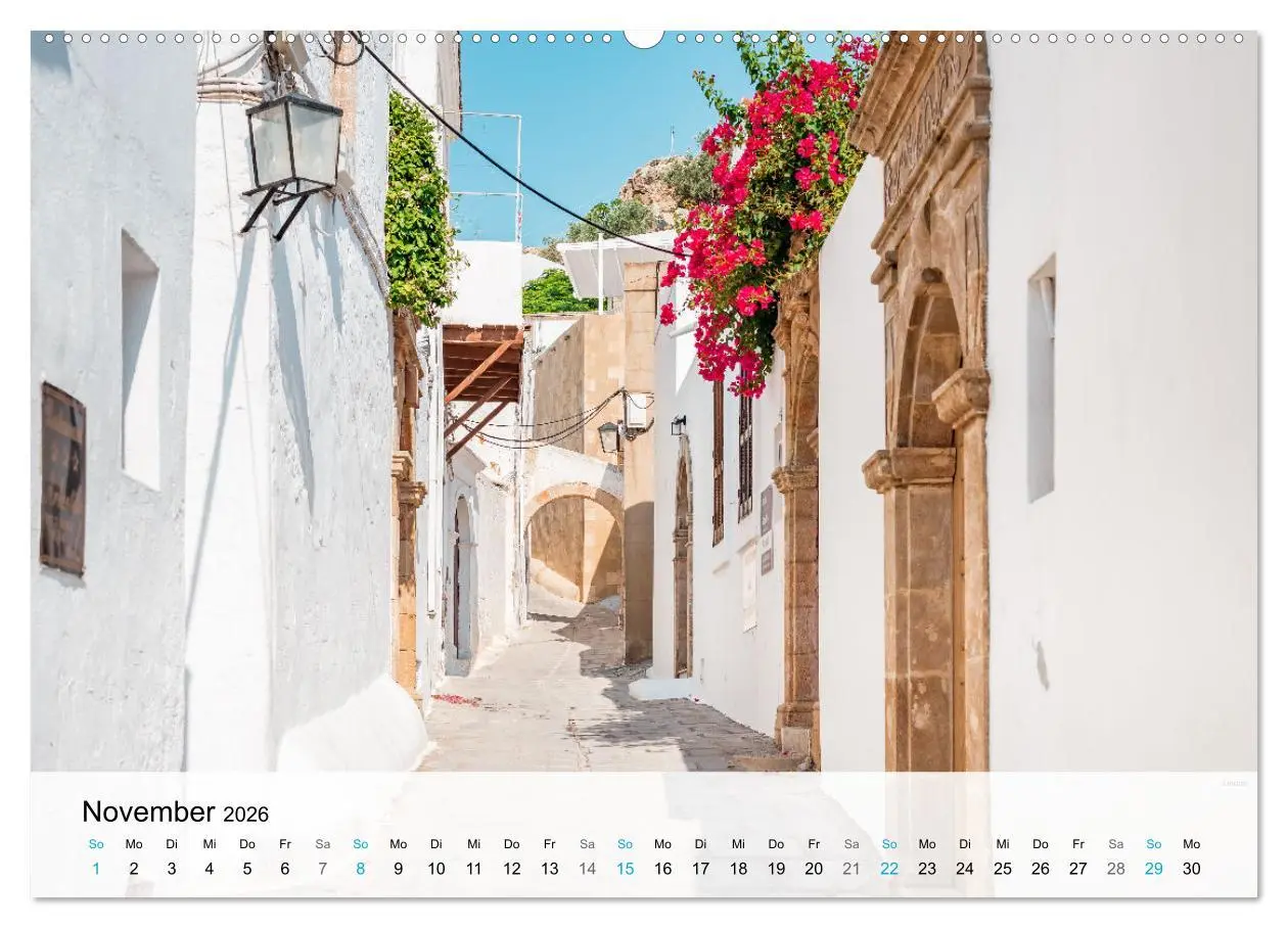 Bild: 9783457549629 | Rhodos - Die Highlights der Insel (Wandkalender 2026 DIN A2 quer),...