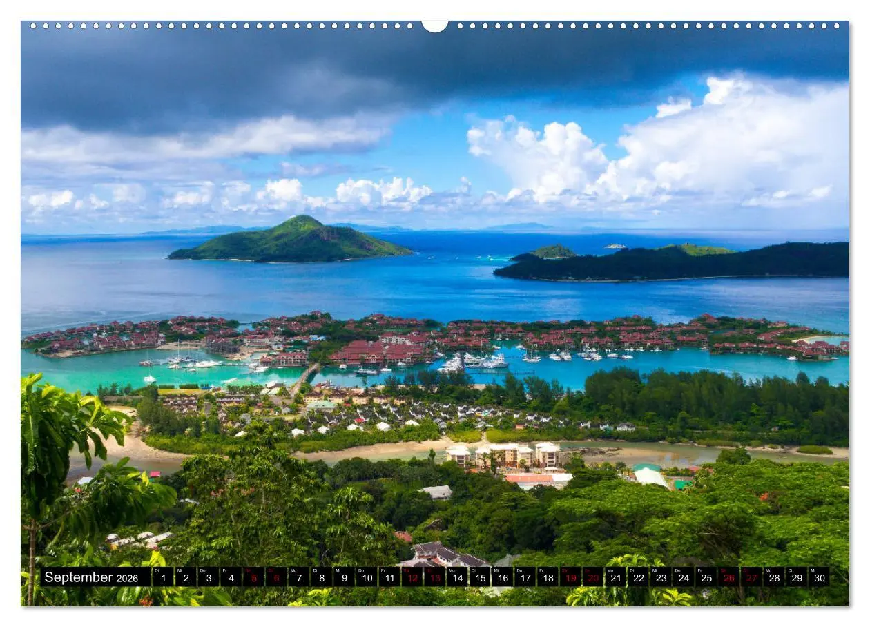 Bild: 9783457859629 | Trauminseln Seychellen (Wandkalender 2026 DIN A2 quer), CALVENDO...