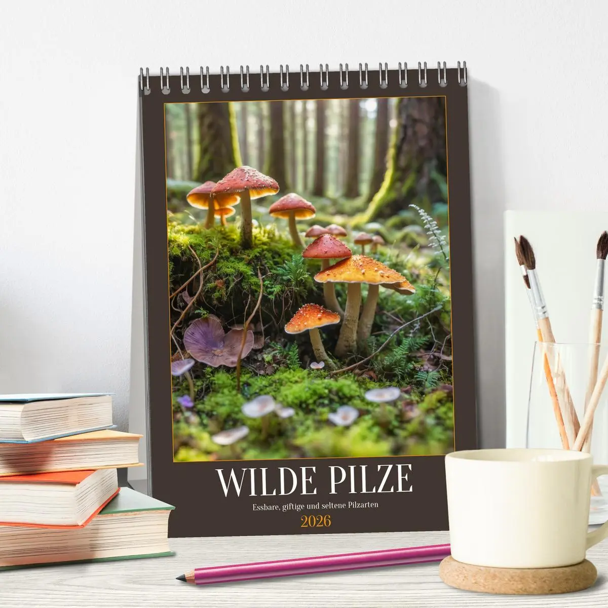 Bild: 9783516639629 | WILDE PILZE - Essbare, giftige und seltene Pilzarten (Tischkalender...