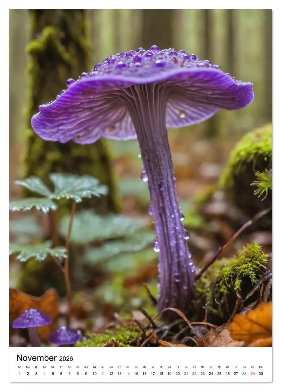 Bild: 9783516639629 | WILDE PILZE - Essbare, giftige und seltene Pilzarten (Tischkalender...