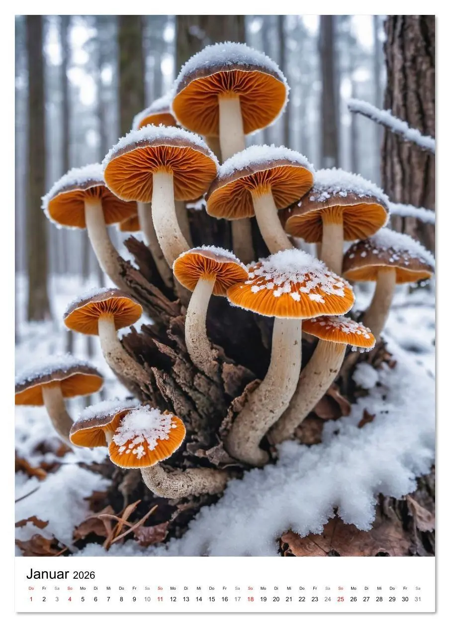 Bild: 9783516639629 | WILDE PILZE - Essbare, giftige und seltene Pilzarten (Tischkalender...