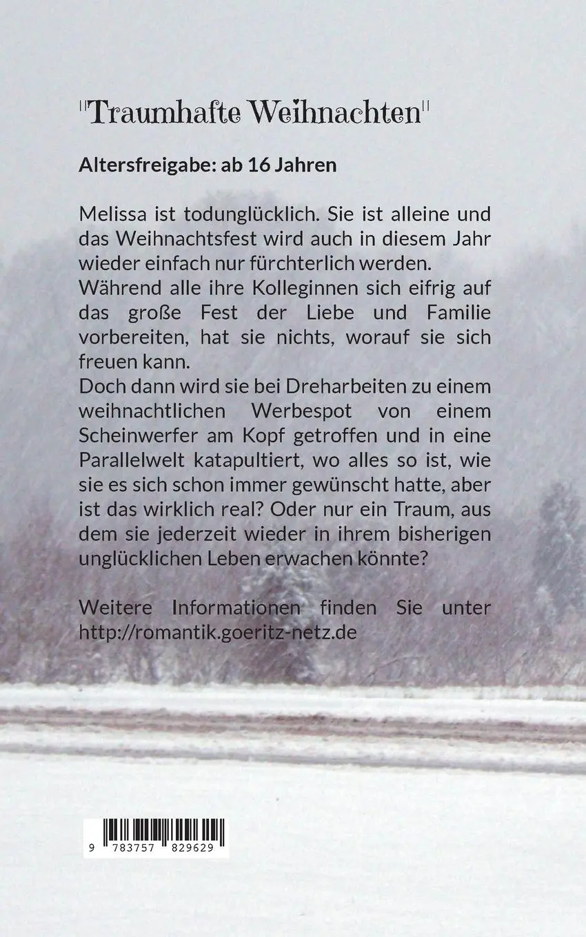 Rückseite: 9783757829629 | Traumhafte Weihnachten | Romantische Erzählung | Uwe Goeritz | Buch