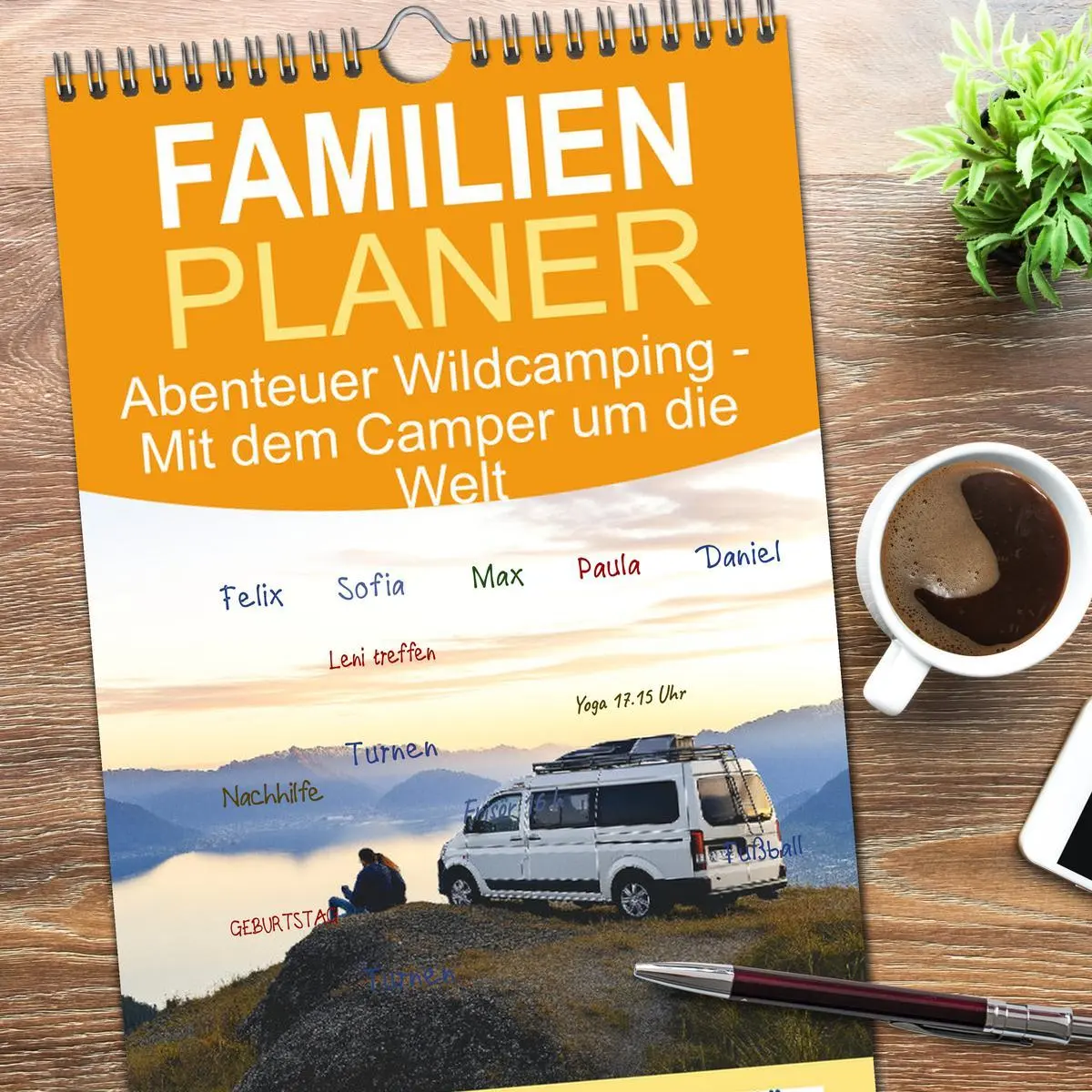 Bild: 9783516489729 | Familienplaner 2026 - Abenteuer Wildcamping - Mit dem Camper um die...