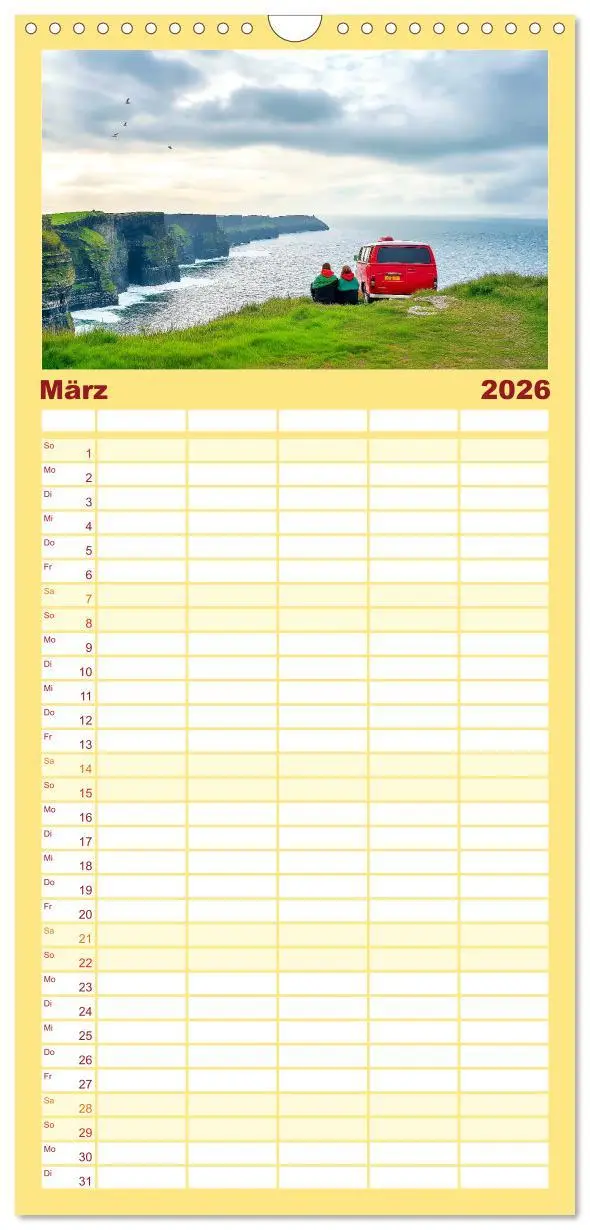 Bild: 9783516489729 | Familienplaner 2026 - Abenteuer Wildcamping - Mit dem Camper um die...