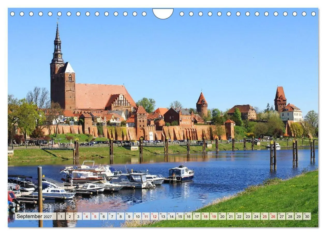 Bild: 9783569889729 | Tangermünde - Backstein und Elbe (Wandkalender 2027 DIN A4 quer),...