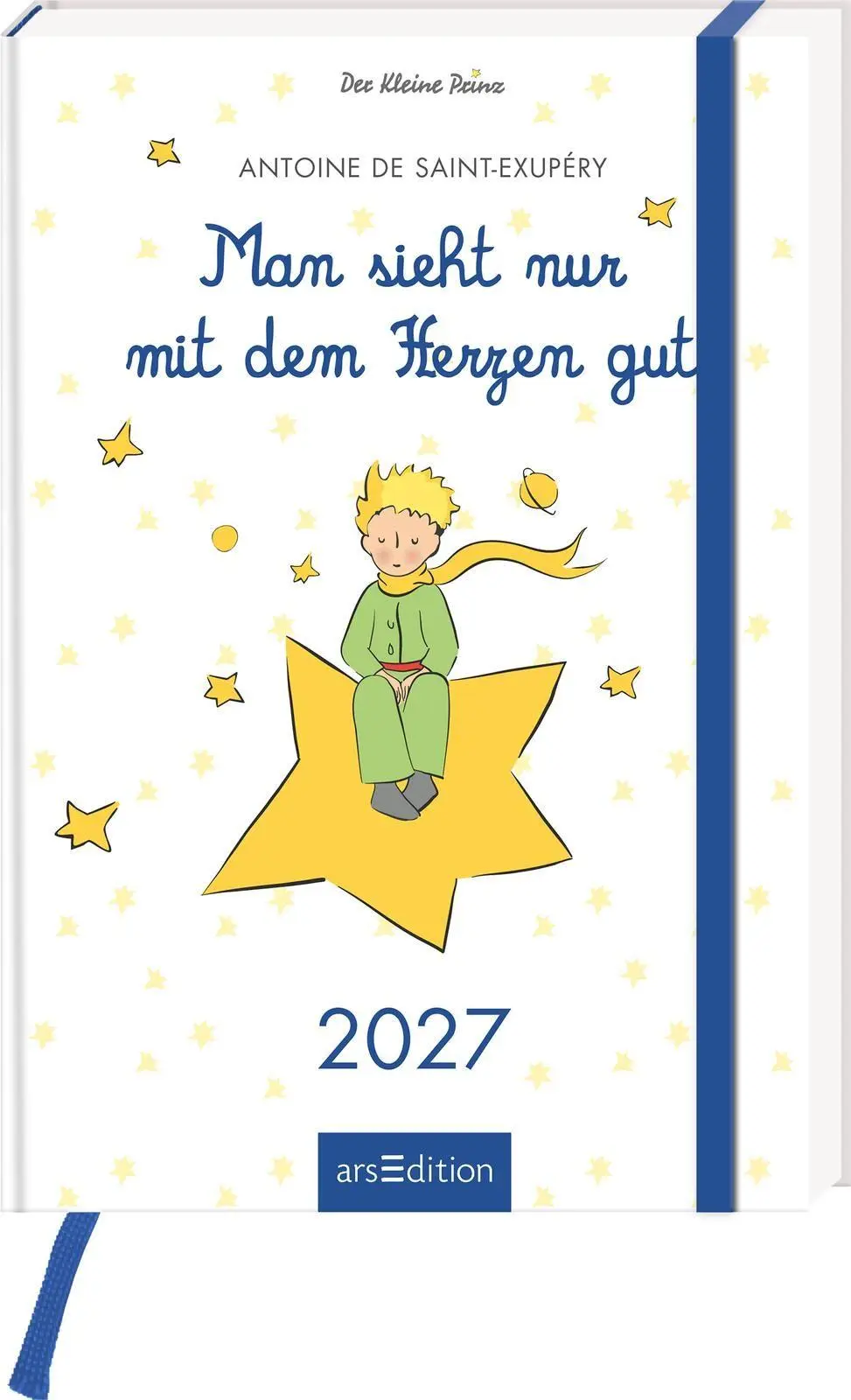 Cover: 4014489139829 | Buchkalender Man sieht nur mit dem Herzen gut 2027 | Der Kleine Prinz