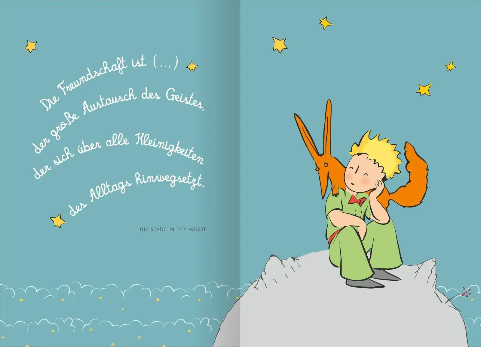 Bild: 4014489139829 | Buchkalender Man sieht nur mit dem Herzen gut 2027 | Der Kleine Prinz