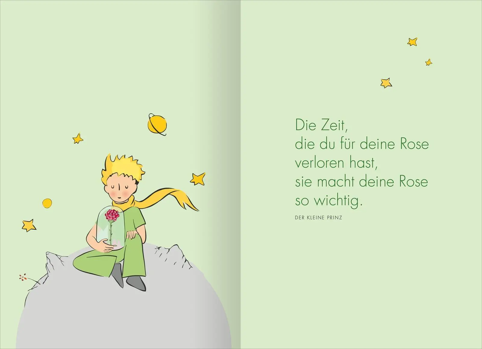 Bild: 4014489139829 | Buchkalender Man sieht nur mit dem Herzen gut 2027 | Der Kleine Prinz