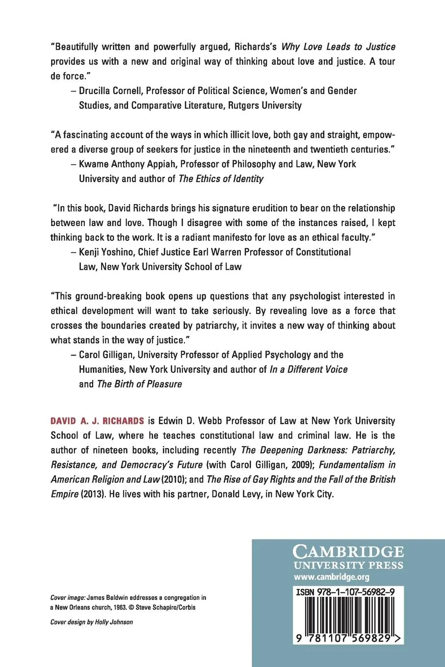 Rückseite: 9781107569829 | Why Love Leads to Justice | David A. J. Richards | Taschenbuch | 2016