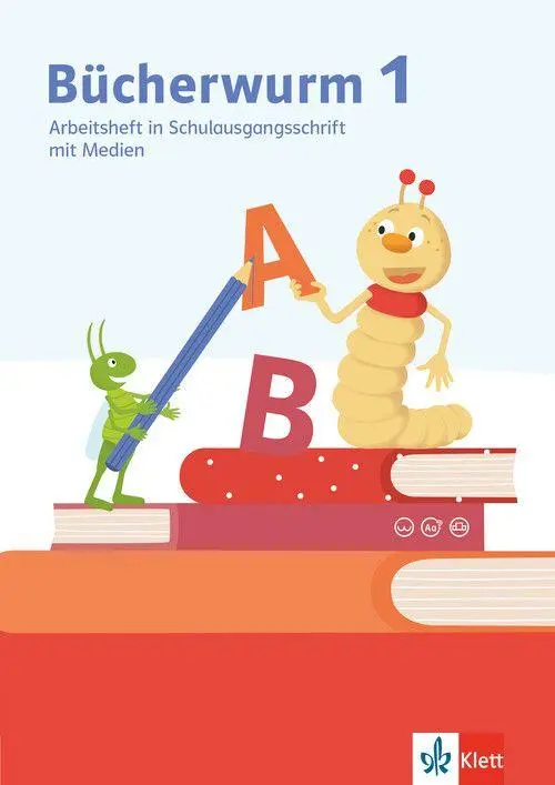 Cover: 9783123109829 | Bücherwurm Fibel. Arbeitsheft in Schulausgangsschrift mit Medien...
