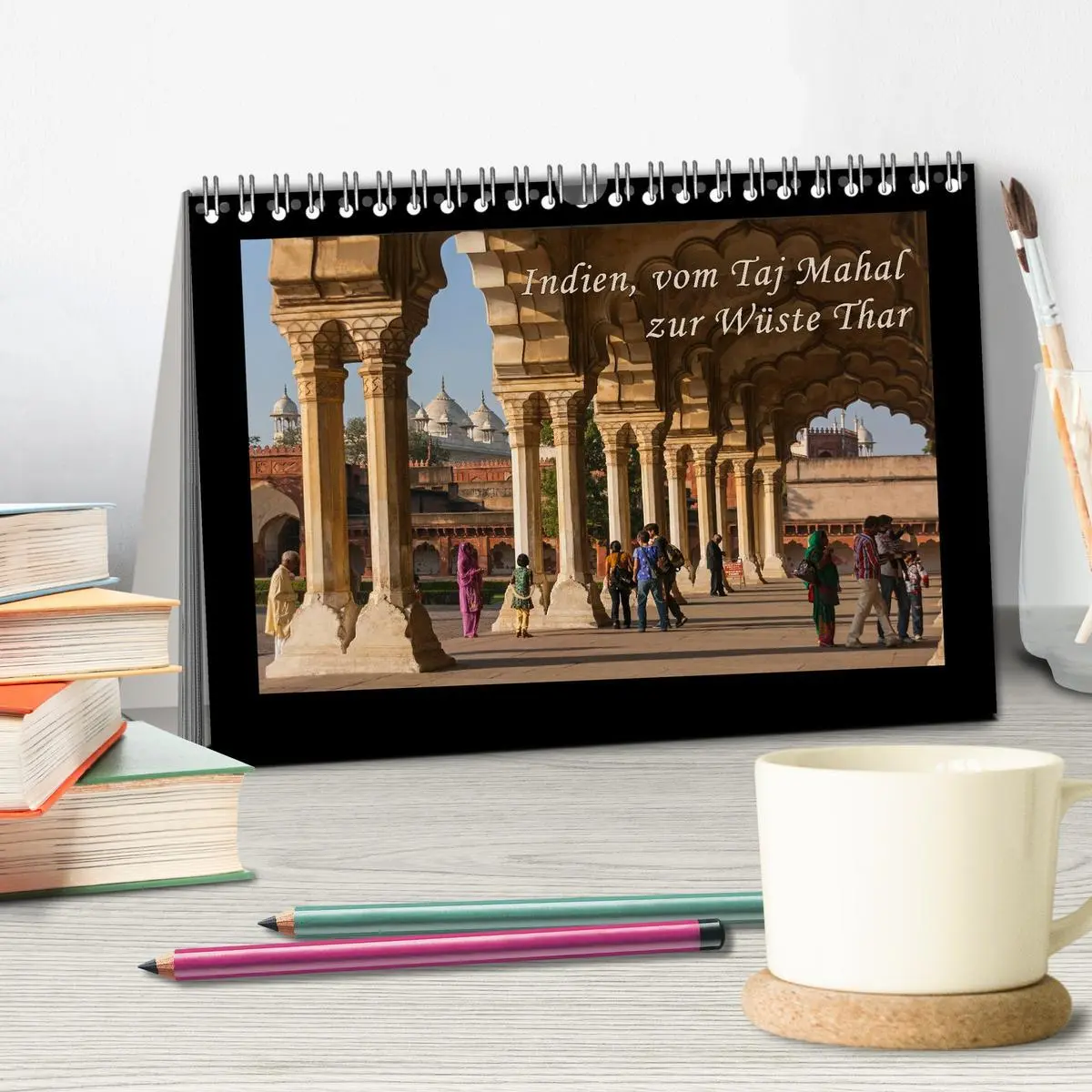 Bild: 9783516239829 | Indien, vom Taj Mahal zur Wüste Thar (Tischkalender 2026 DIN A5...