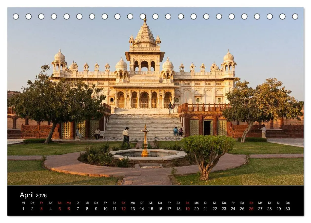 Bild: 9783516239829 | Indien, vom Taj Mahal zur Wüste Thar (Tischkalender 2026 DIN A5...