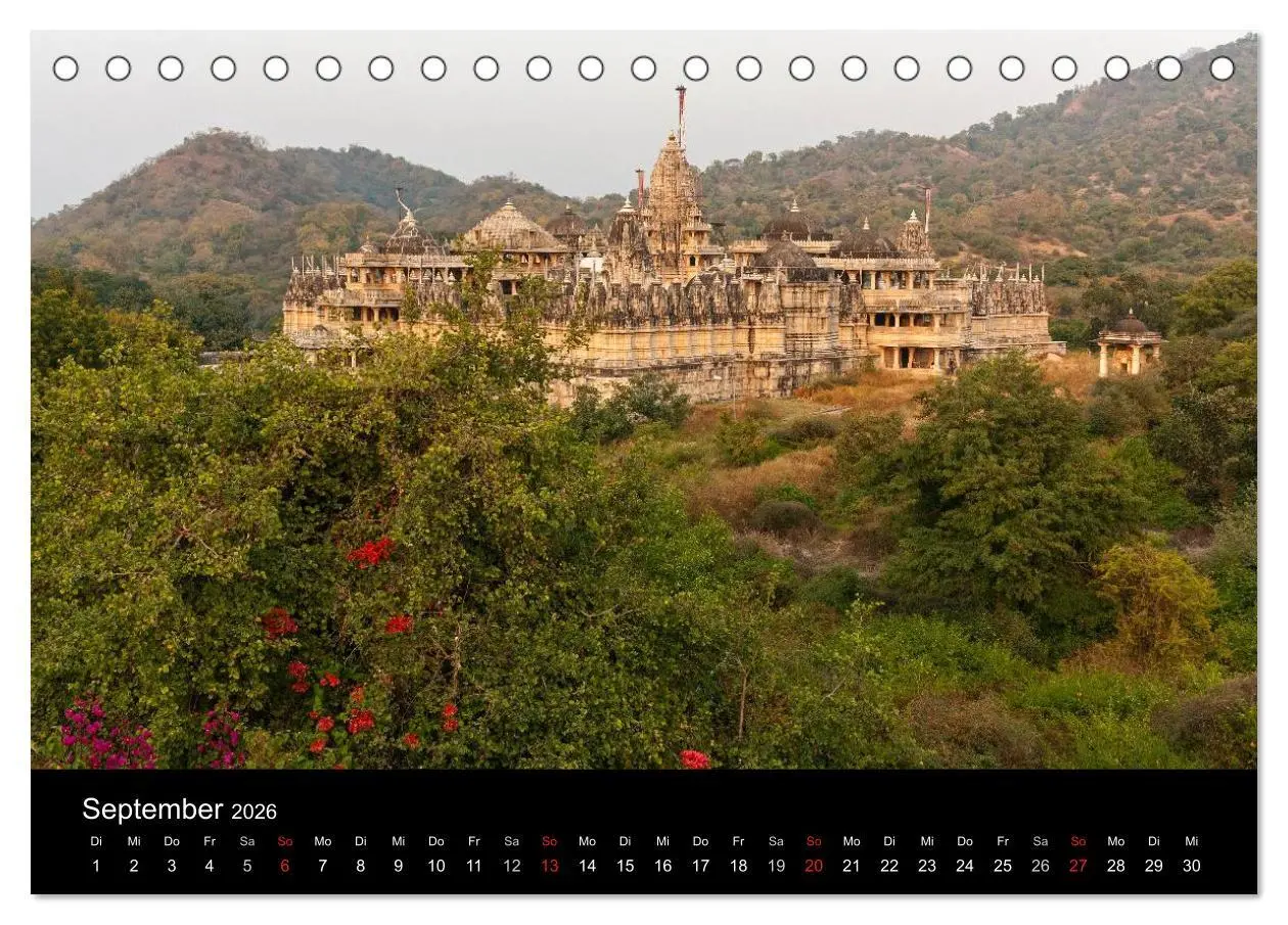 Bild: 9783516239829 | Indien, vom Taj Mahal zur Wüste Thar (Tischkalender 2026 DIN A5...