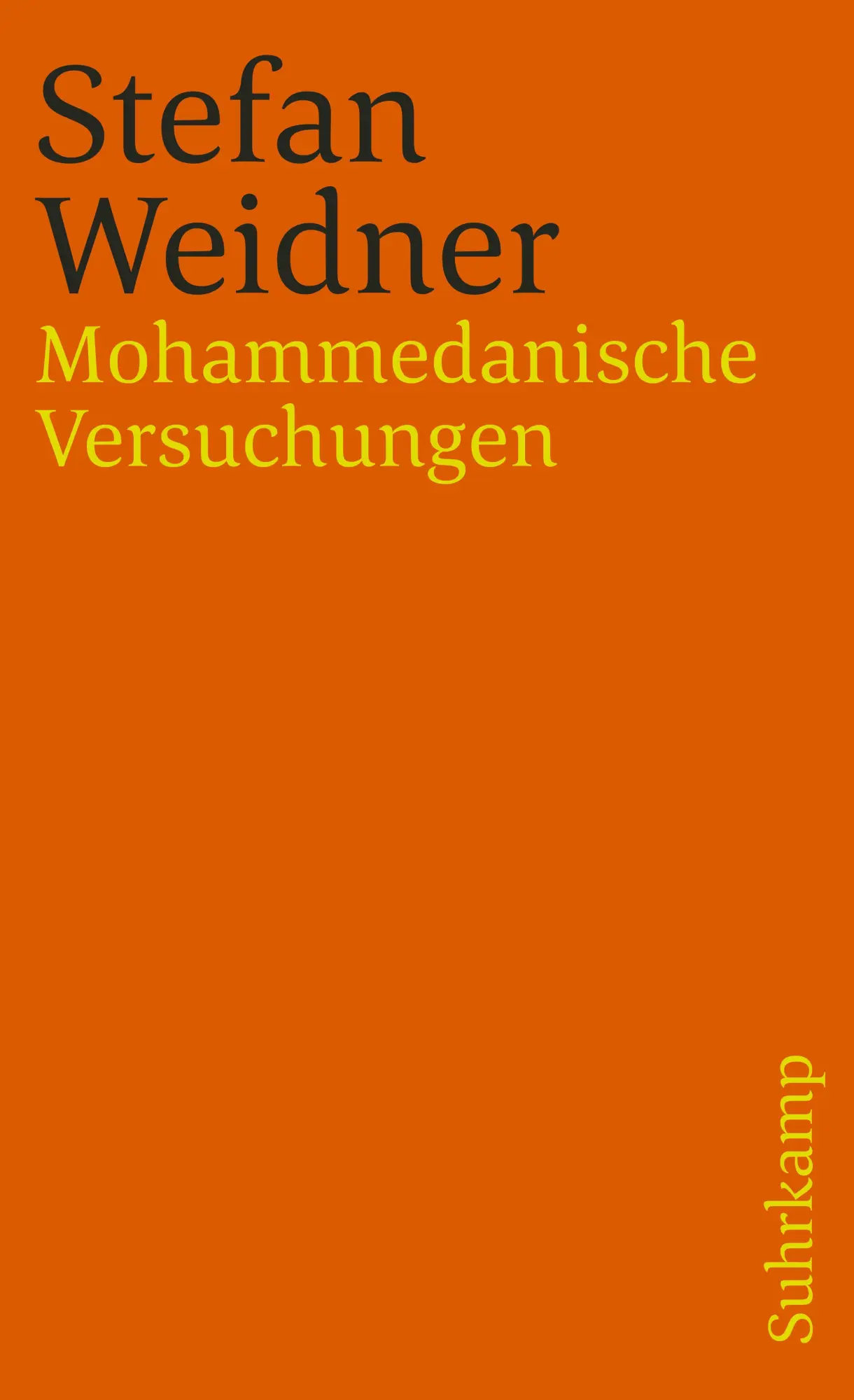 Cover: 9783518459829 | Mohammedanische Versuchungen | Stefan Weidner | Taschenbuch | 240 S.