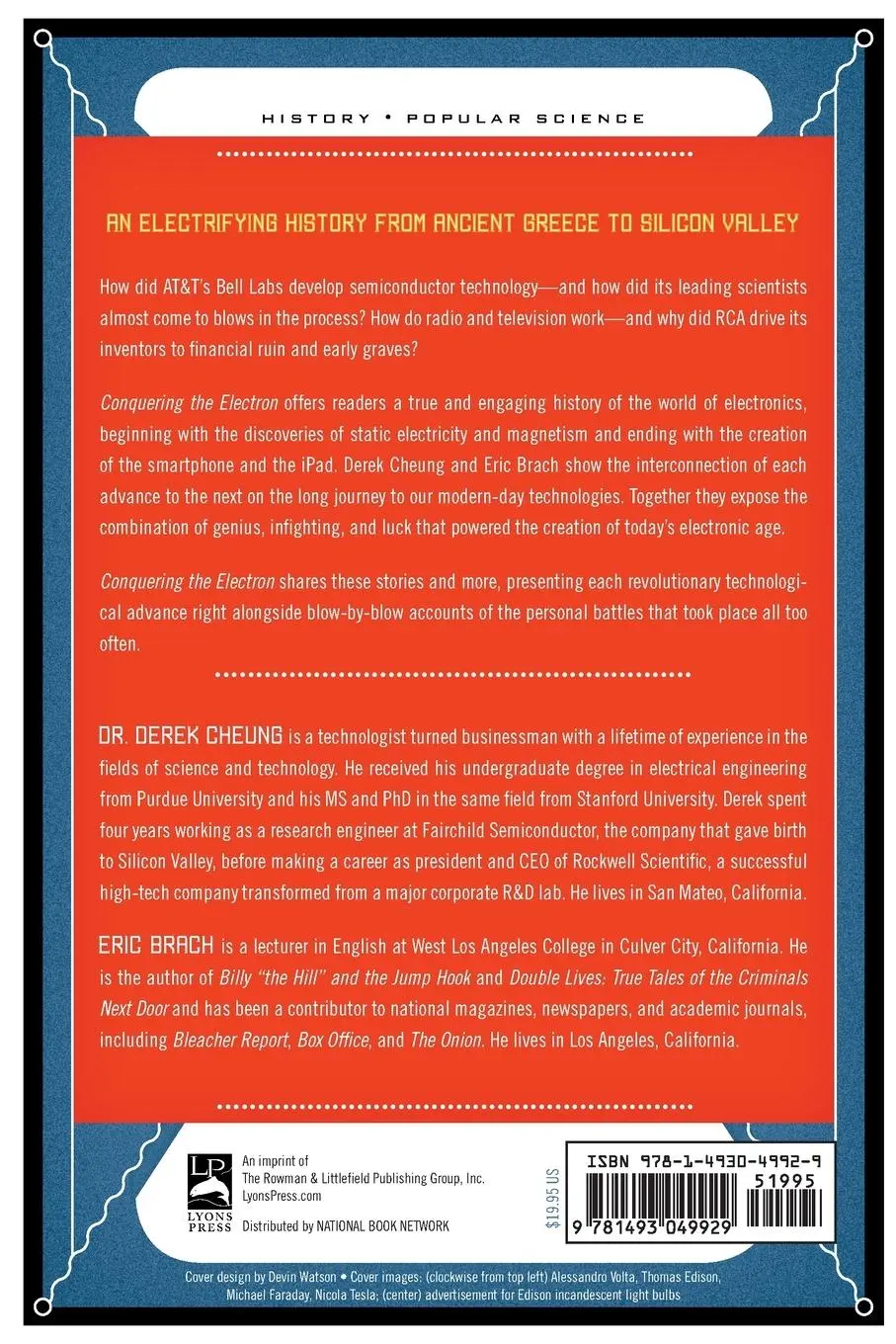 Rückseite: 9781493049929 | Conquering the Electron | Derek Cheung (u. a.) | Taschenbuch | 2020