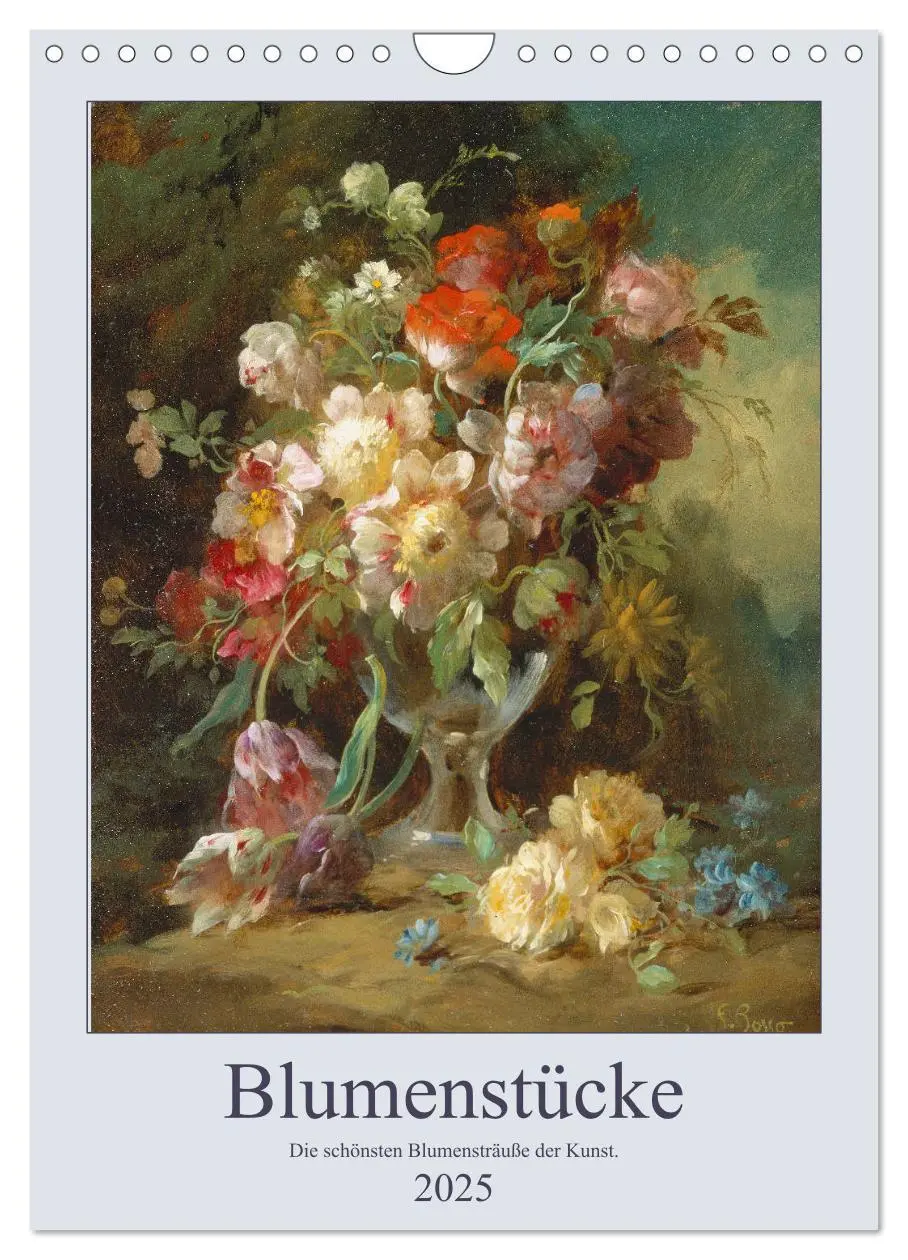 Cover: 9783435979929 | Blumenstücke 2025 (Wandkalender 2025 DIN A4 hoch), CALVENDO...