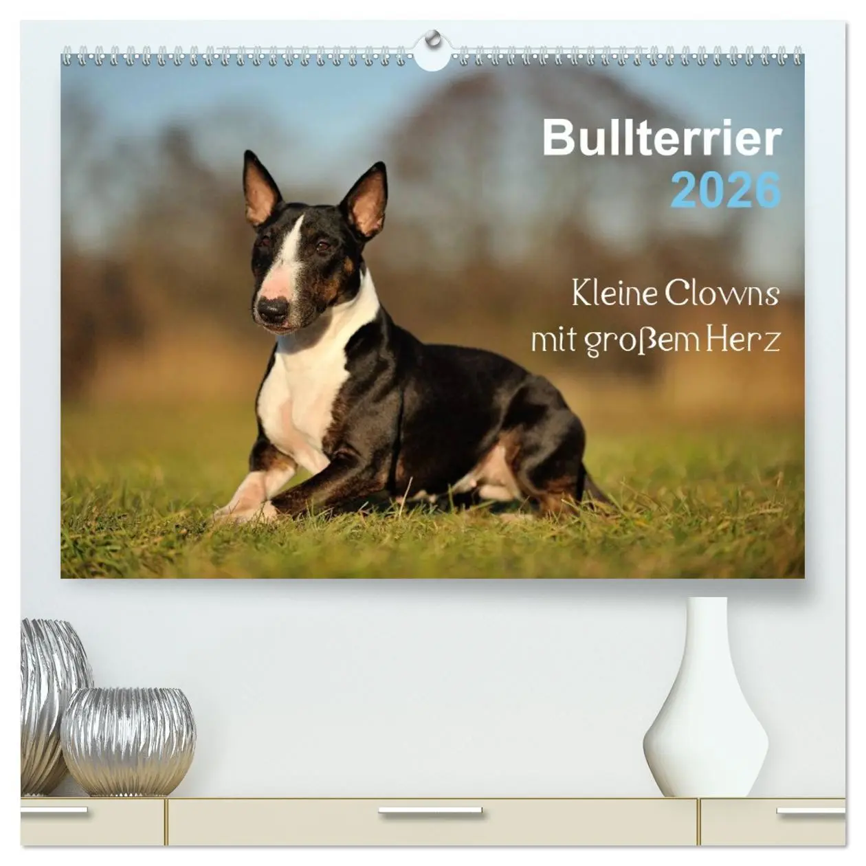 Cover: 9783516089929 | Bullterrier 2026 - Kleine Clowns mit großem Herz (hochwertiger...