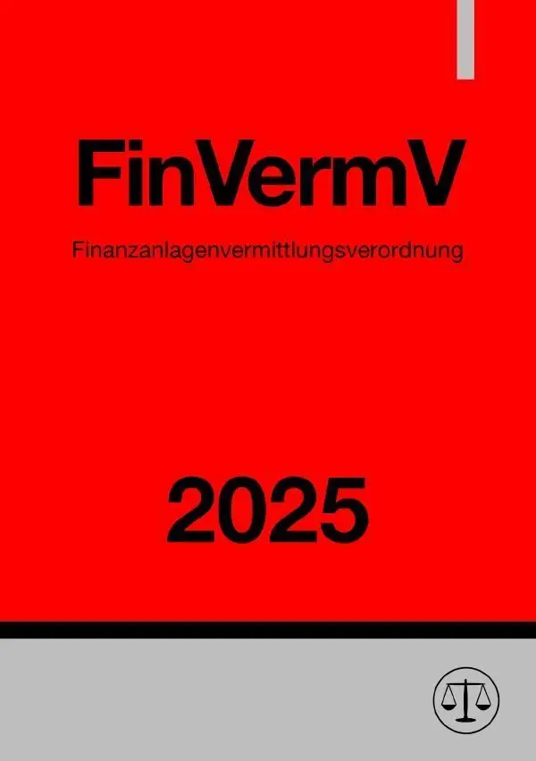 Cover: 9783819029929 | Finanzanlagenvermittlungsverordnung - FinVermV 2025 | Ronny Studier