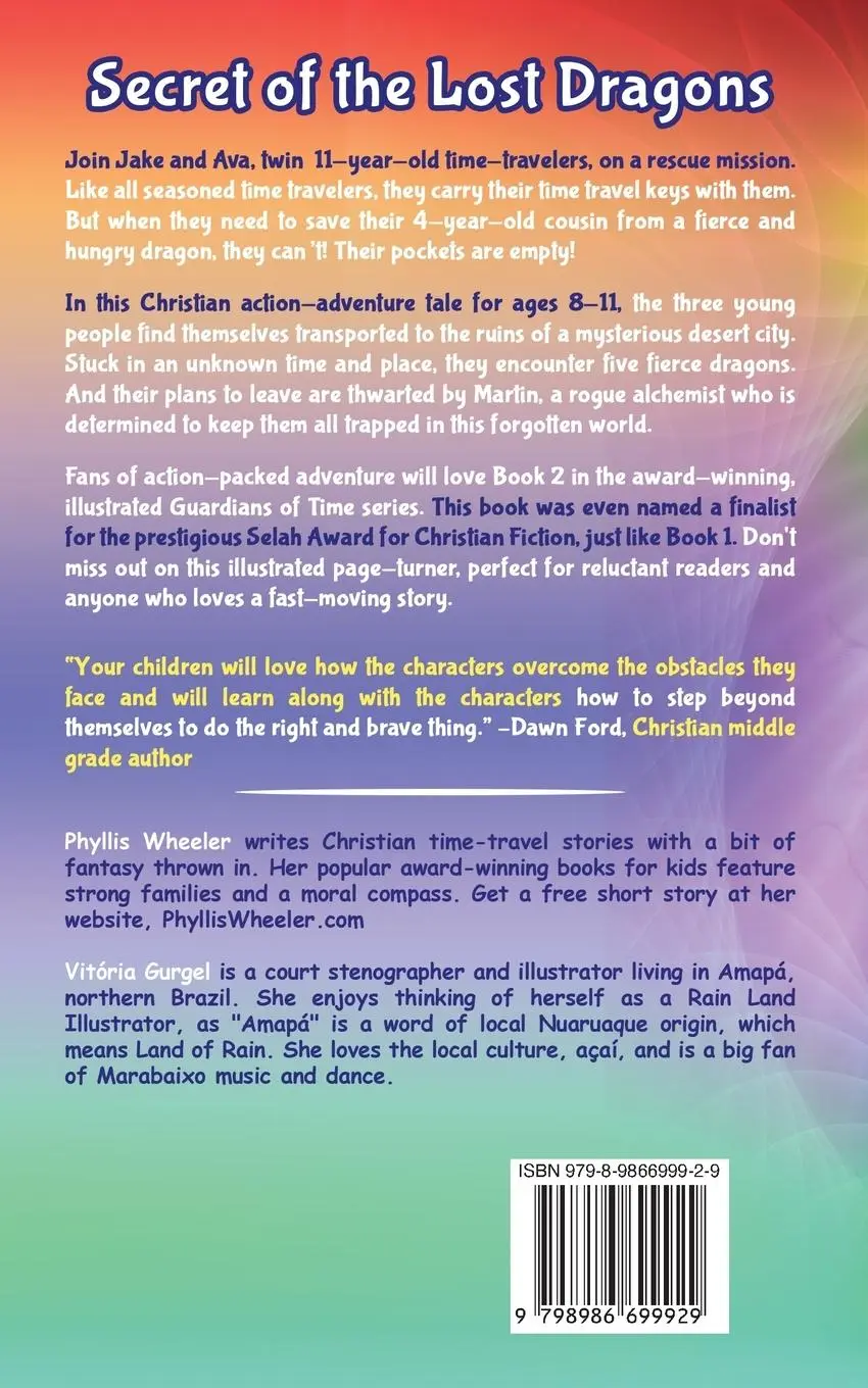 Rückseite: 9798986699929 | Secret of the Lost Dragons, Guardians of Time Book 2 | Phyllis Wheeler