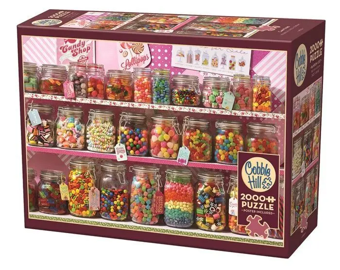 Bild: 625012490030 | COBBLE HILL PUZZLES - Süsswarenladen 2000 Teile | Spiel | In Karton