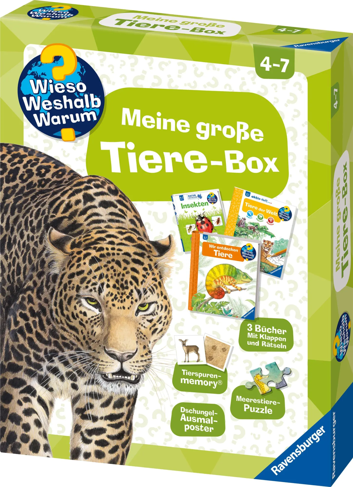 Cover: 4005555380030 | Wieso? Weshalb? Warum? - Meine große Tiere-Box | Susanne Gernhäuser